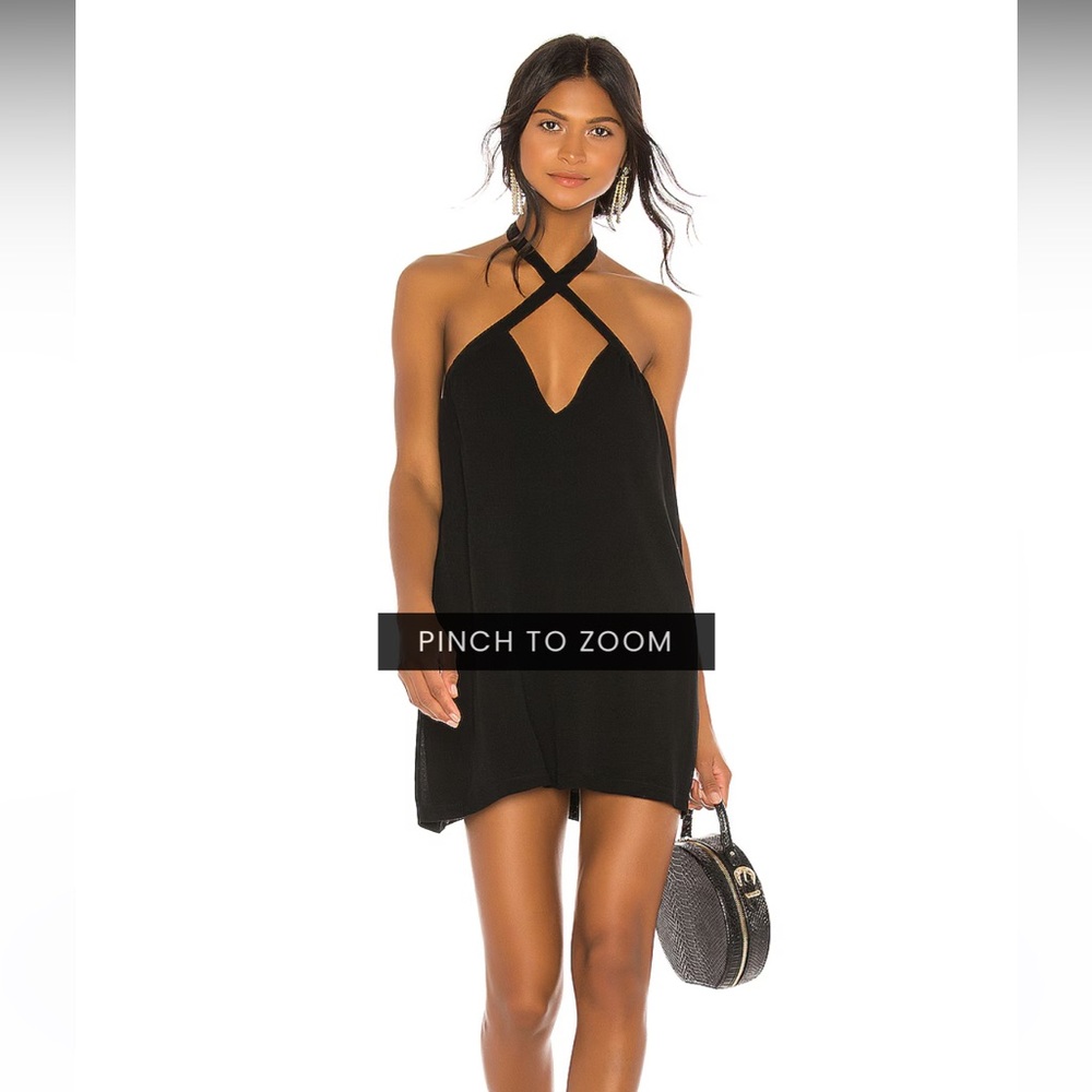 Revolve black mini dress